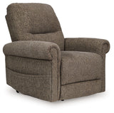 Aureta - Power Lift Recliner Dark Brown by Signature Design by Ashley® | Bel Furniture