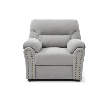 Hamilton - Chair With Hand Applied Nailhead Trim And Pillow Top Arm Cushions