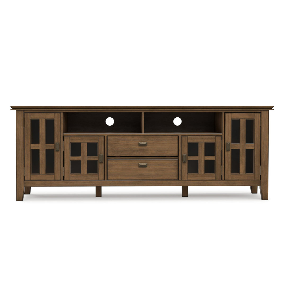 Artisan - TV Media Stand - Rustic Natural Aged Brown