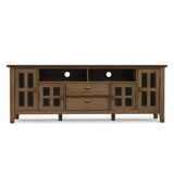 Artisan - TV Media Stand - Rustic Natural Aged Brown