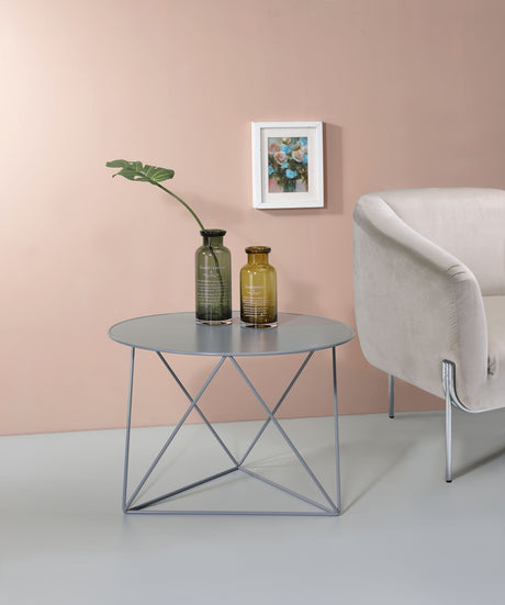 Epidia - Display & Utility Accent Table Gray by Urban Nest | Bel Furniture