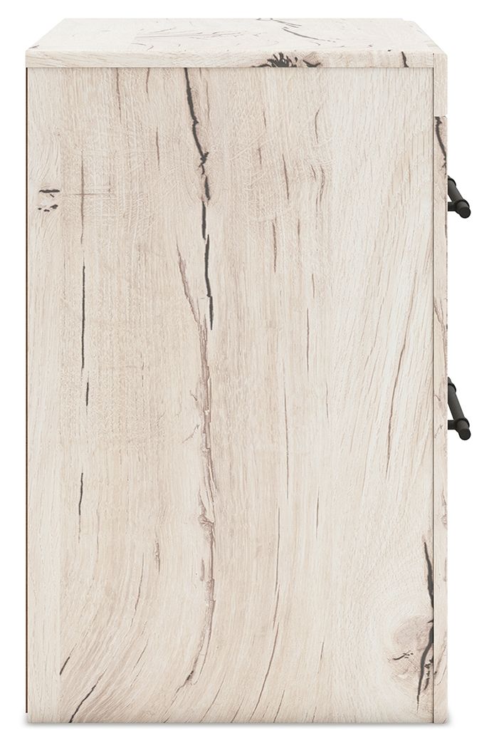 Lawroy - Light Natural - Two Drawer Night Stand by Benchcraft® | Bel Furniture