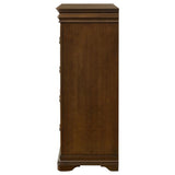 Garland - 4-Drawer Bedroom Chest Of Drawers - Brown Cherry