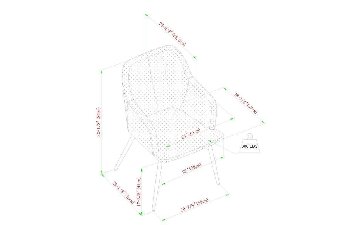 Contemporary Upholstered Woven Dining Chairs by Walker Edison | Bel Furniture