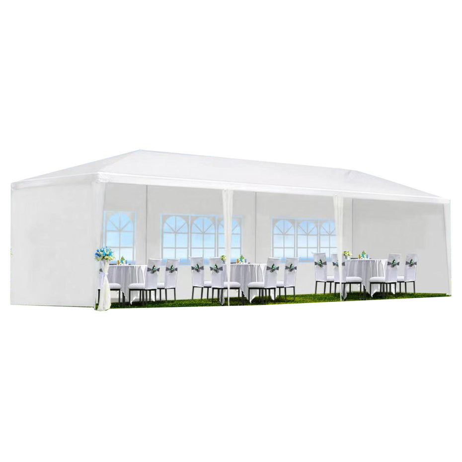 10X30' Wedding Party Canopy Tent Outdoor Gazebo With Removable Sidewalls