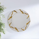 Dorinda - Round Kintsugi Style Wall Mirror - Gold by Coaster Fine Furniture | Bel Furniture