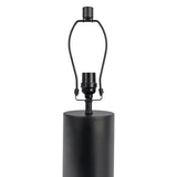 Aura - Table Lamp With On / Off Switch Block Base - Black / White by Ashcroft Furniture | Bel Furniture