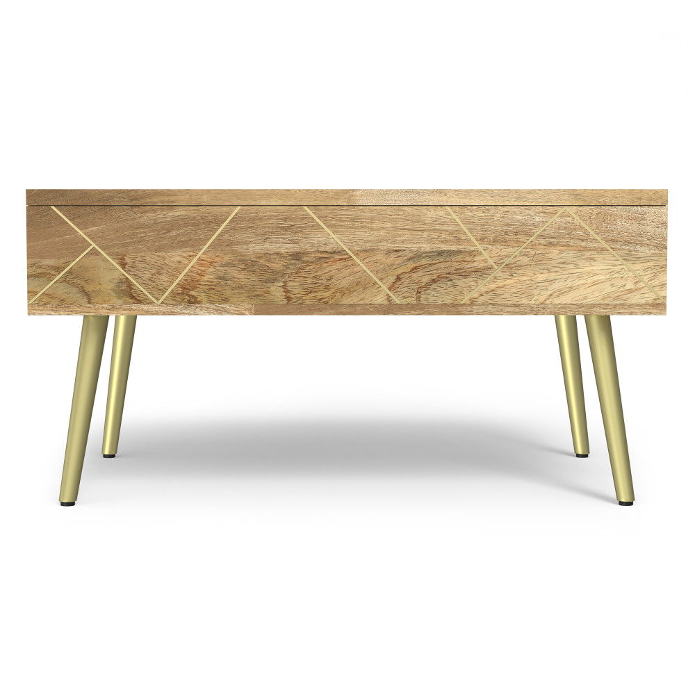 Jager - Lift Top Coffee Table Handcrafted by Simpli-Home | Bel Furniture