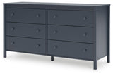 Simmenfort - Navy Blue - Six Drawer Dresser by Signature Design by Ashley® | Bel Furniture