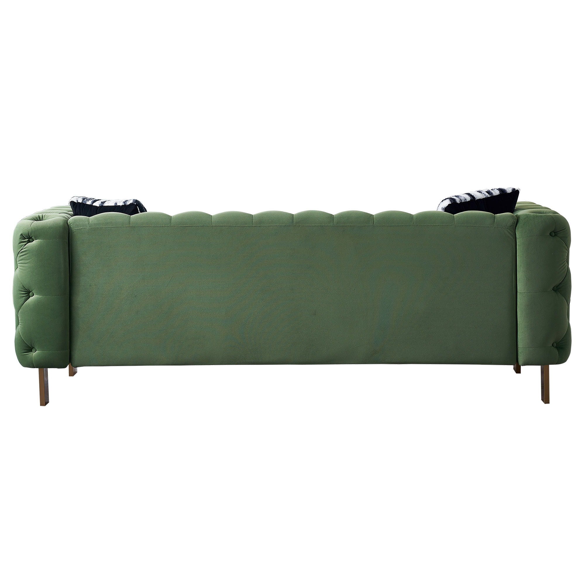 Chesterfield - Modern Tufted Velvet Living Room Sofa, 84.25''W Couch