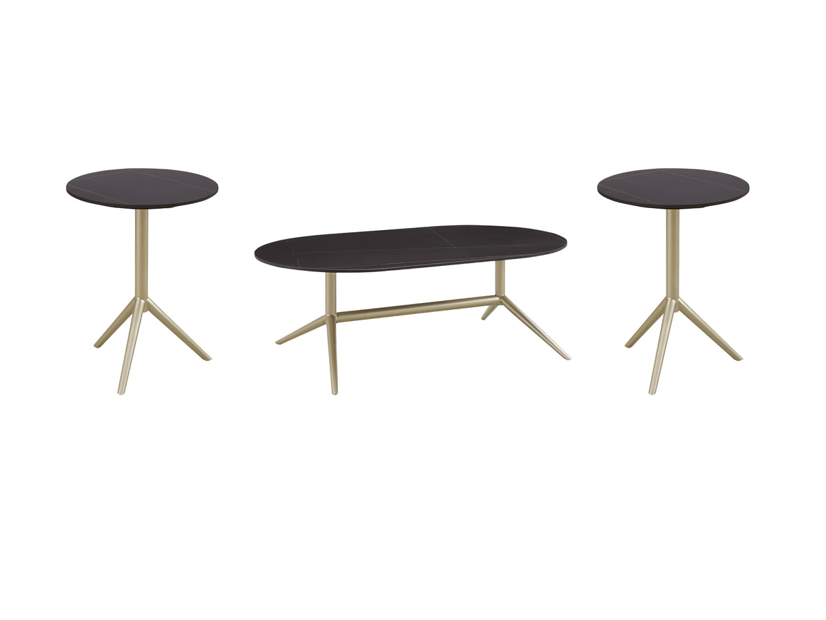 3 PIECE COFFEE TABLE SET by Mollai Collections | Bel Furniture