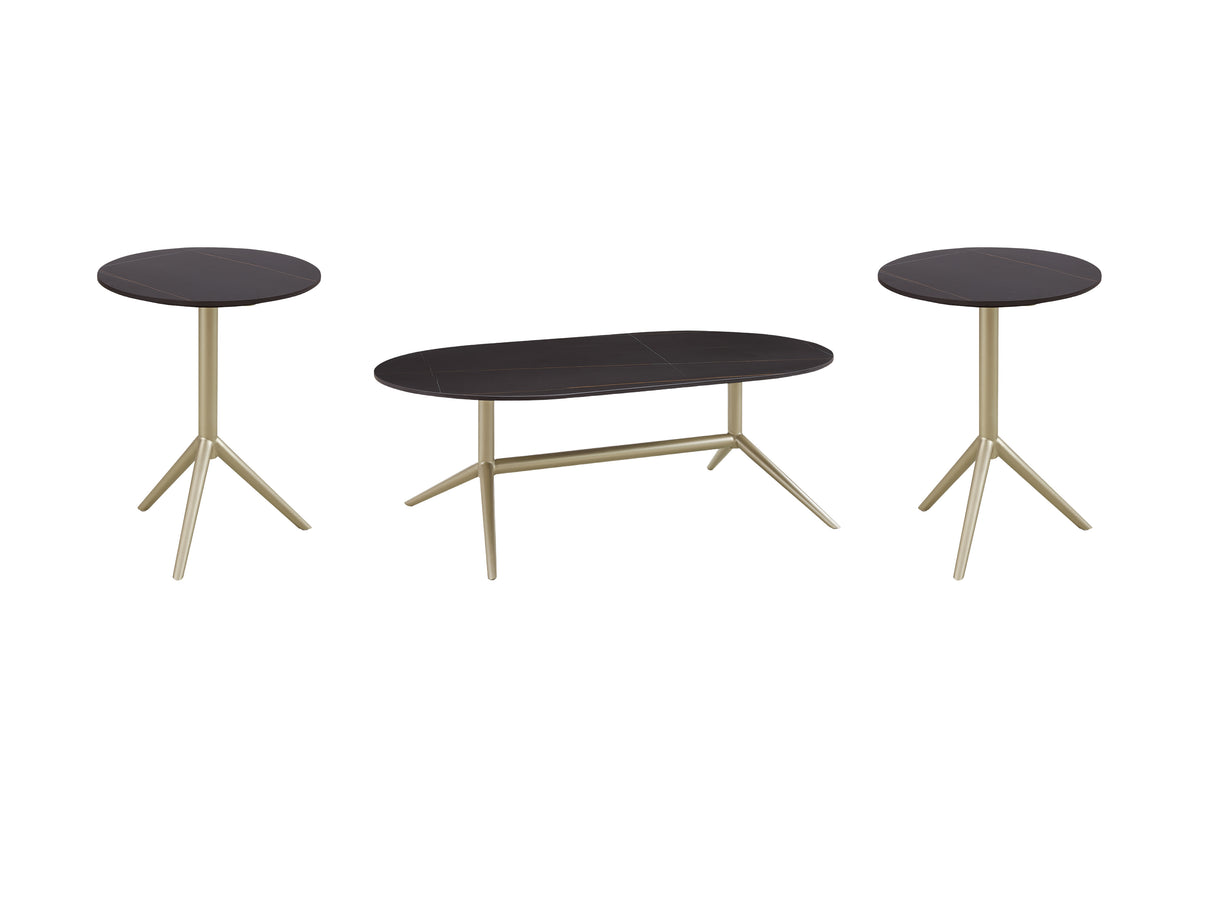 3 PIECE COFFEE TABLE SET by Mollai Collections | Bel Furniture