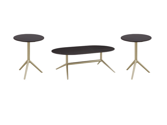 3 PIECE COFFEE TABLE SET by Mollai Collections | Bel Furniture