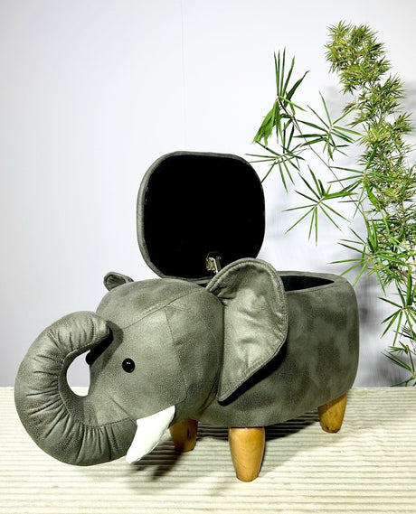 Elephant Storage Ottoman by Mollai Collections | Bel Furniture