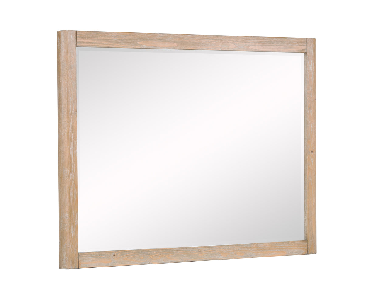 Kara Dresser Mirror-Cerused Natural