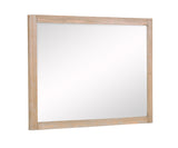Kara Dresser Mirror-Cerused Natural