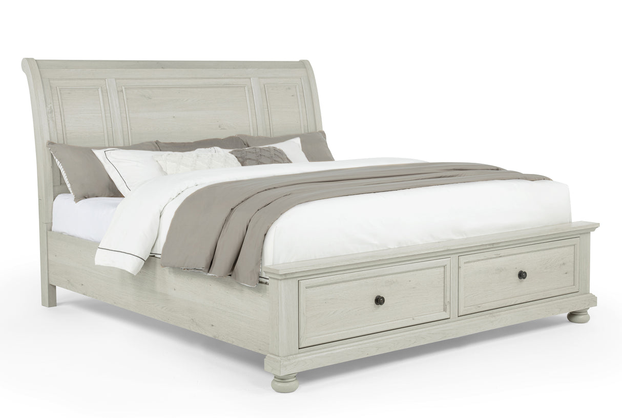 Claribelle King / Queen Storage Bed White