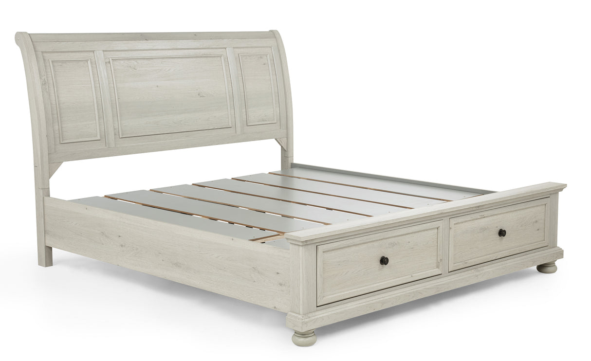 Claribelle King / Queen Storage Bed White