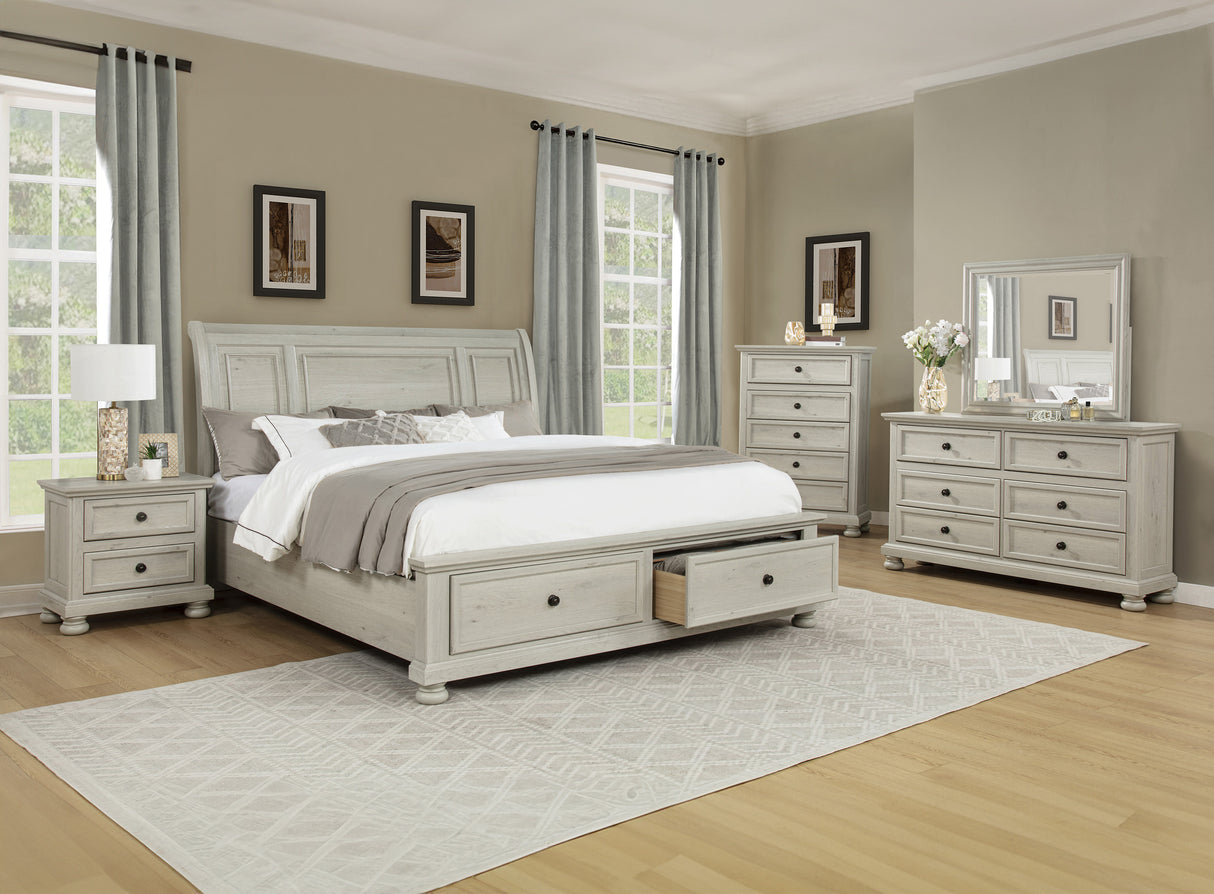 Claribelle Storage Bed White