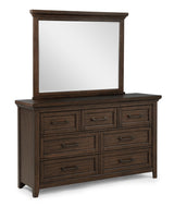 Beckett Dresser Mirror-Brown