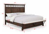 Beckett King / Queen Bed Brown