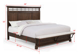 Beckett King / Queen Bed Brown