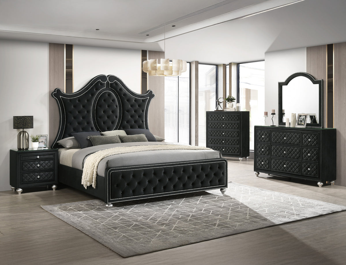 Cameo Bed Black