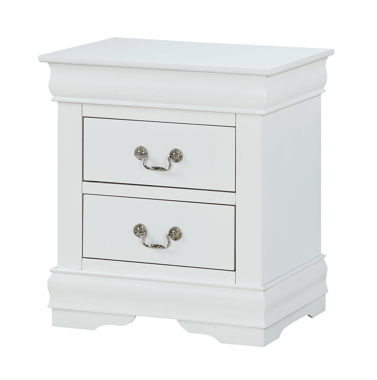 Louis Philip Night Stand White
