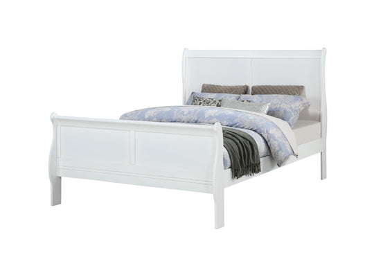 Louis Philip Bed White
