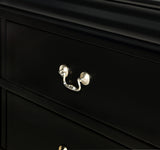 Louis Philip Night Stand Black
