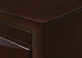 Emily Night Stand Dark Cherry