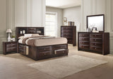 Emily Night Stand Dark Cherry