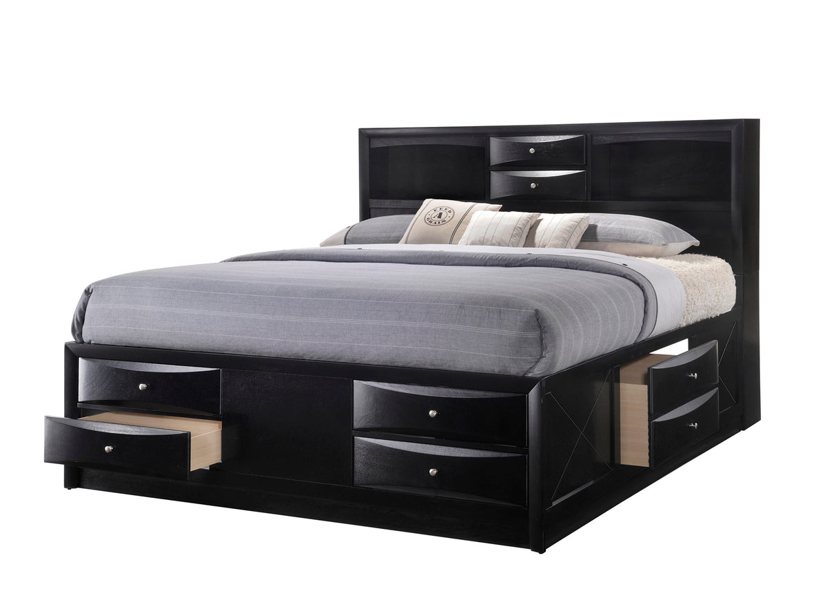 Emily Captains Bed Black