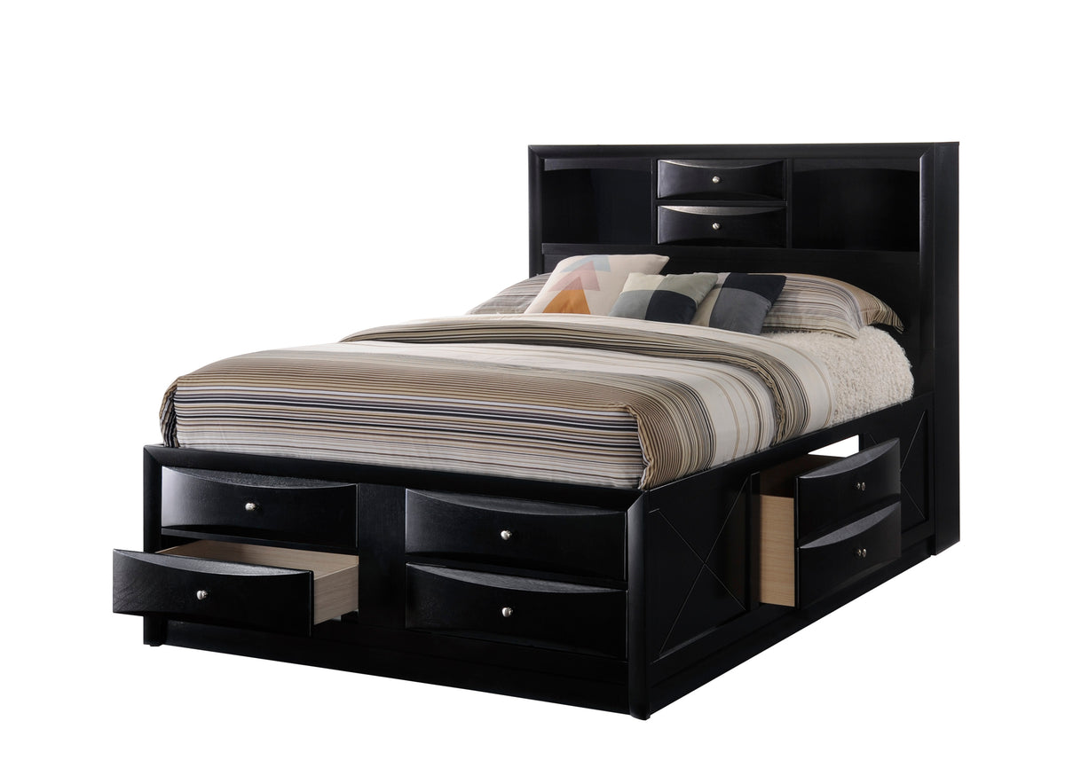 Emily Captains Bed Black