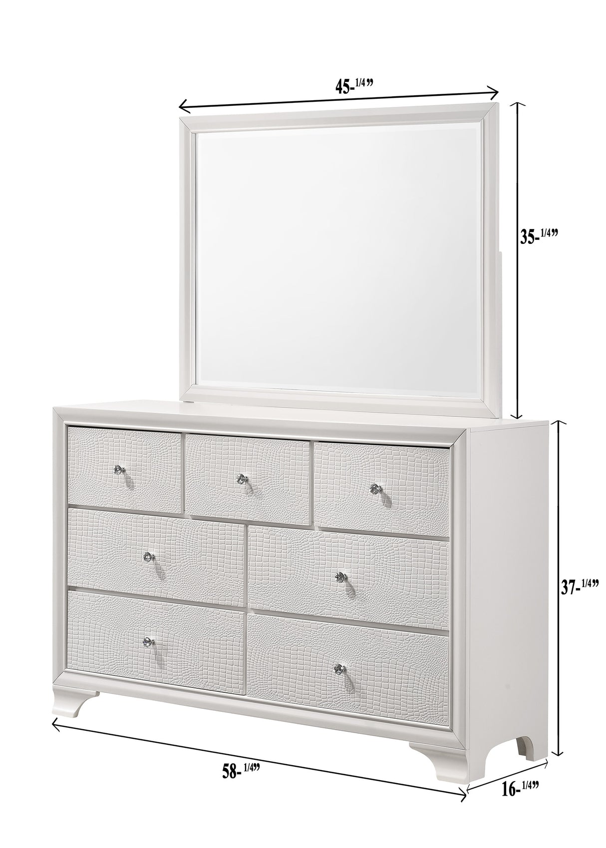 Lyssa Dresser Mirror Frost