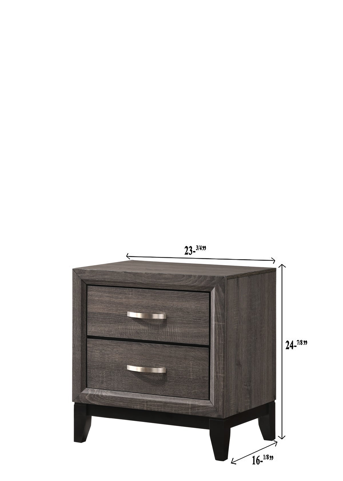 Akerson Night Stand Grey
