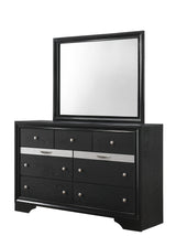 Regata Dresser Mirror Black/Silver