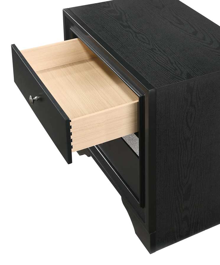 Regata Night Stand Black/Silver
