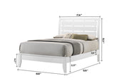 Evan Bed White