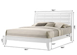 Evan Bed White
