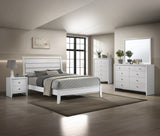 Evan Bed White