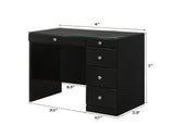 Morgan - Vanity Desk With Glass Top