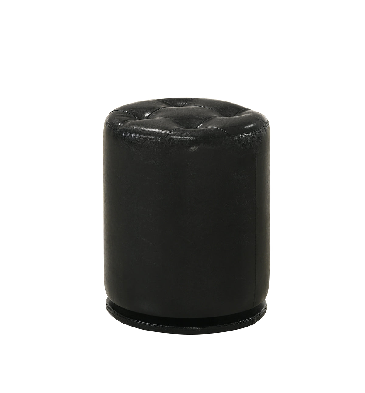 Morgan Round Swivel Stool Black
