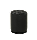 Morgan Round Swivel Stool Black