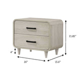 Nyomi Night Stand - White