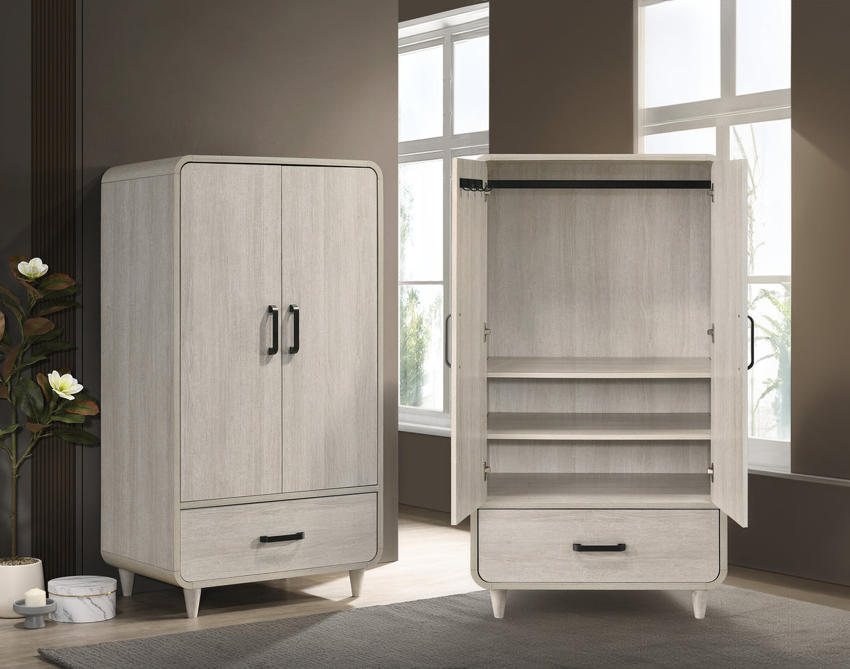 Nyomi Armoire - White