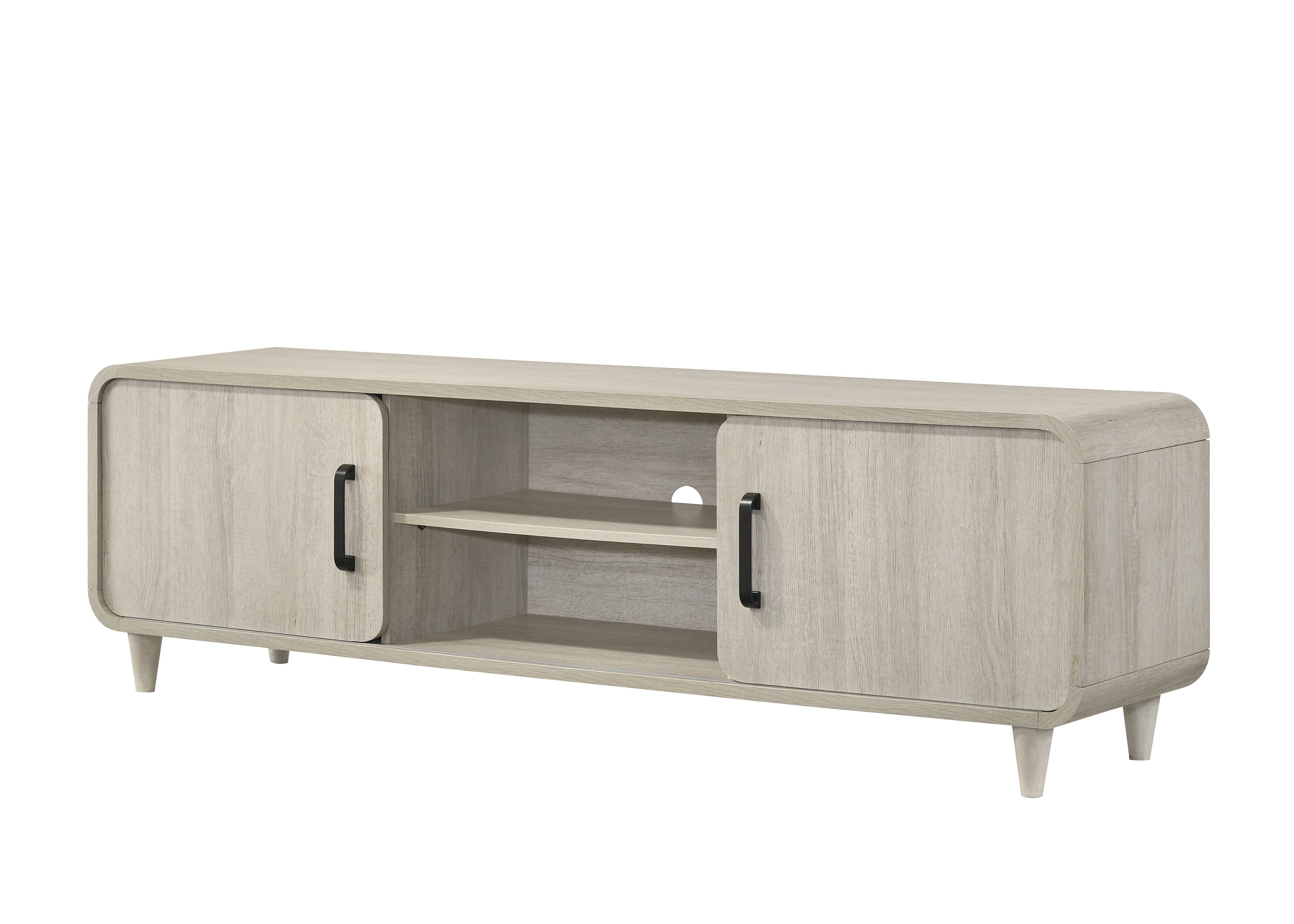 Nyomi Tv Stand - White-B4900-9 | BEL Furniture