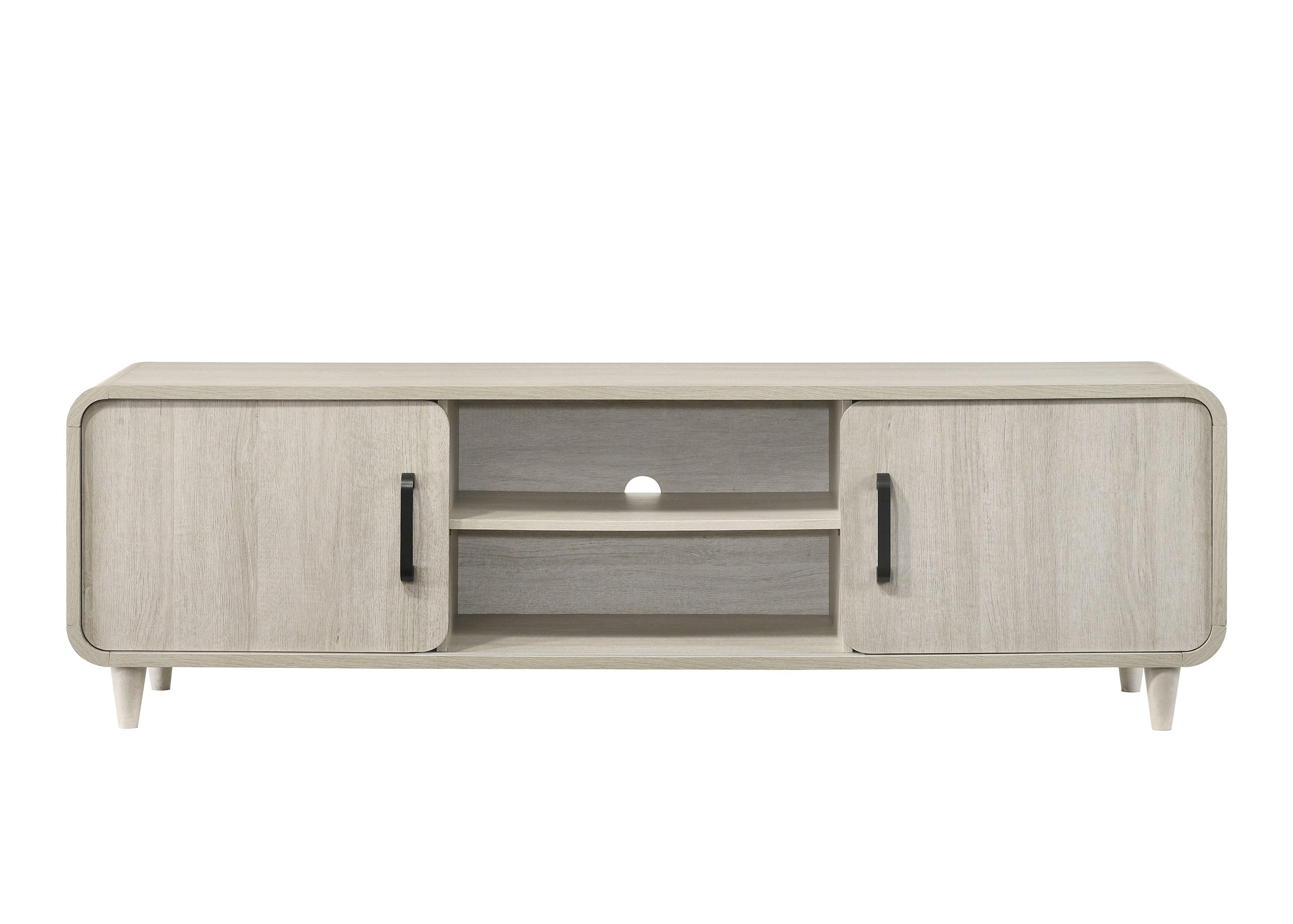 Nyomi Tv Stand - White-B4900-9 | BEL Furniture