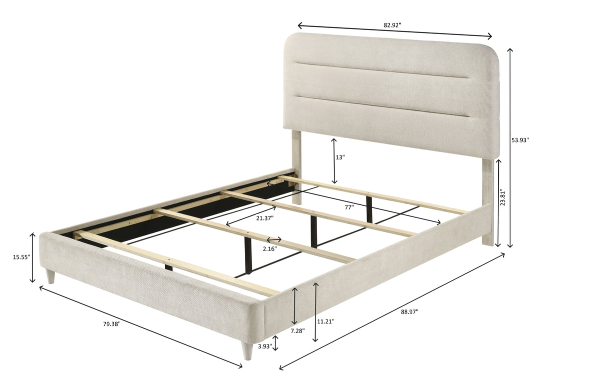 Nyomi Bed White