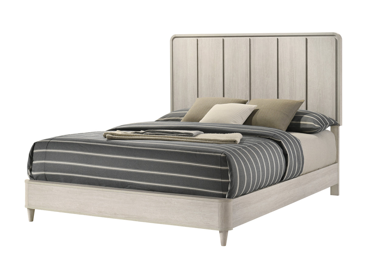 Nyomi Panel Bed White